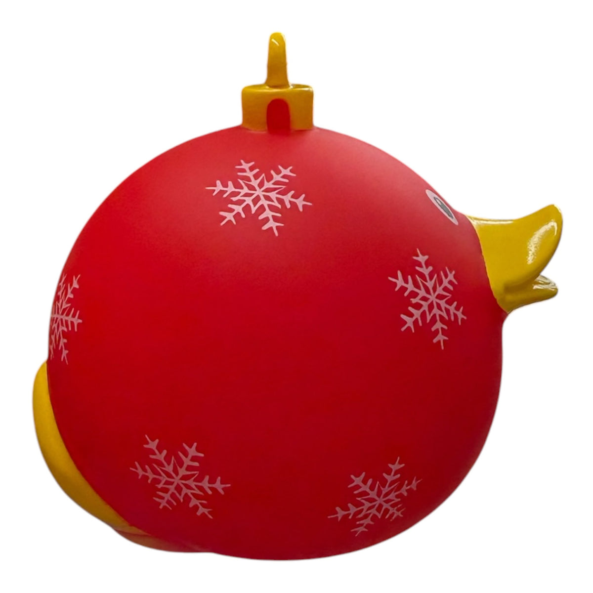Red Christmas bauble duck