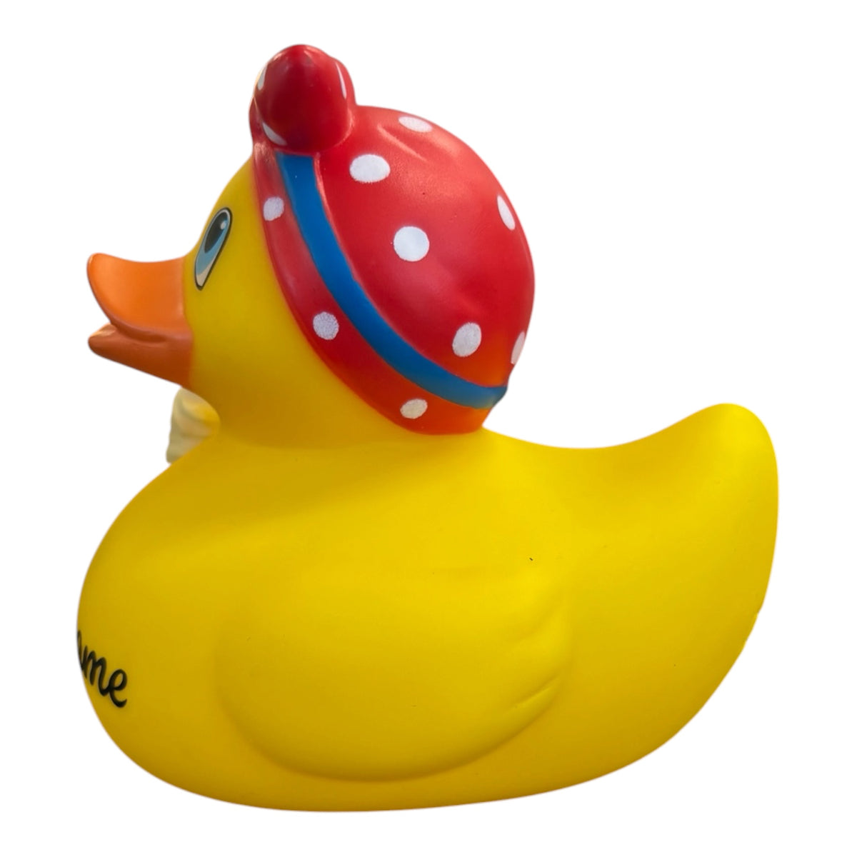 Personalised Summertime duck decorative writing