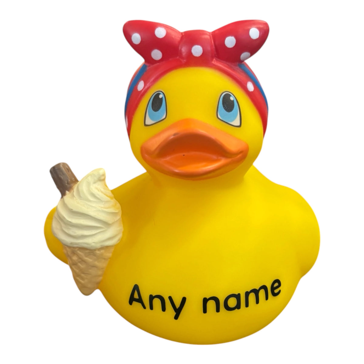 Personalised Summertime duck bold print