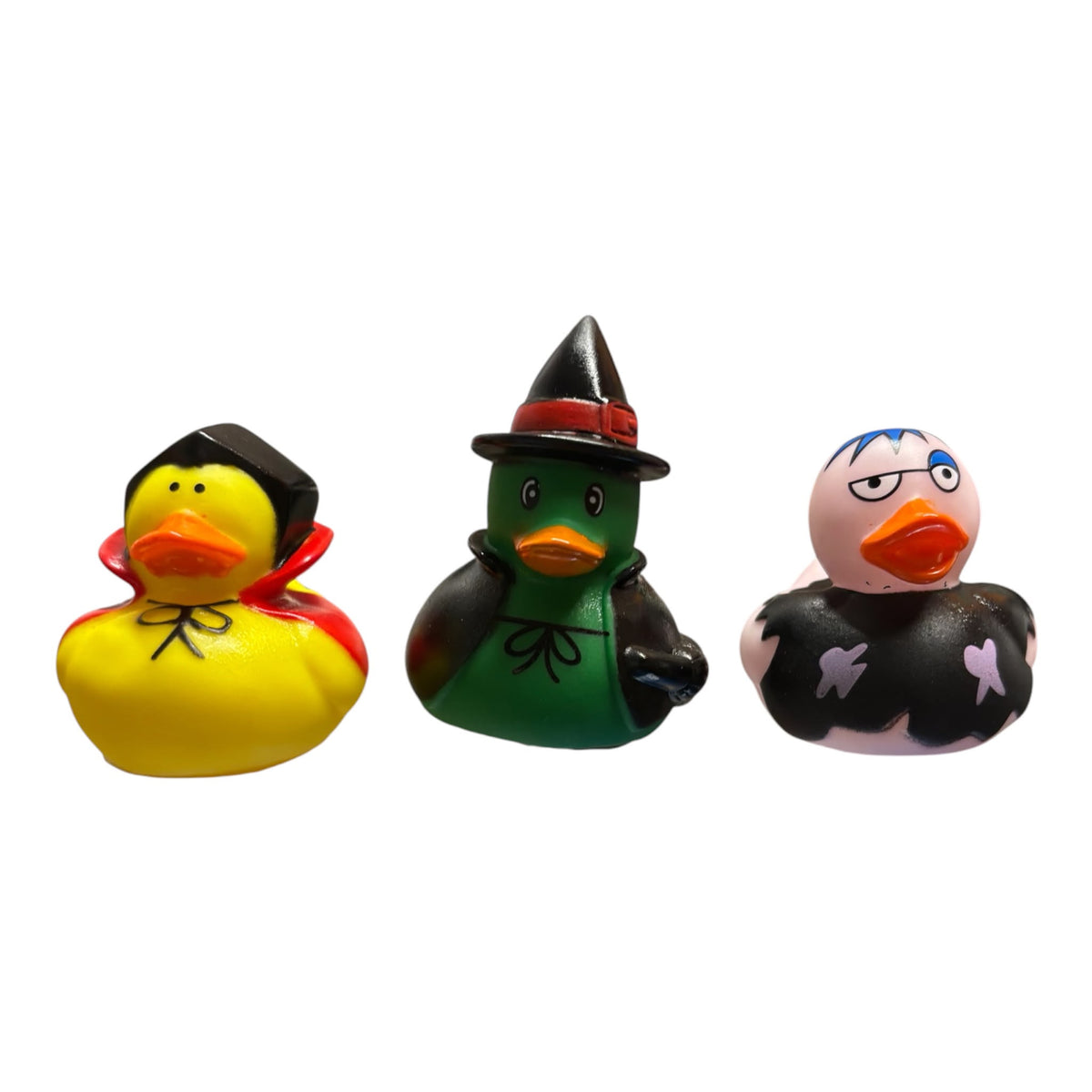 Set of 3 mini Halloween ducks set F