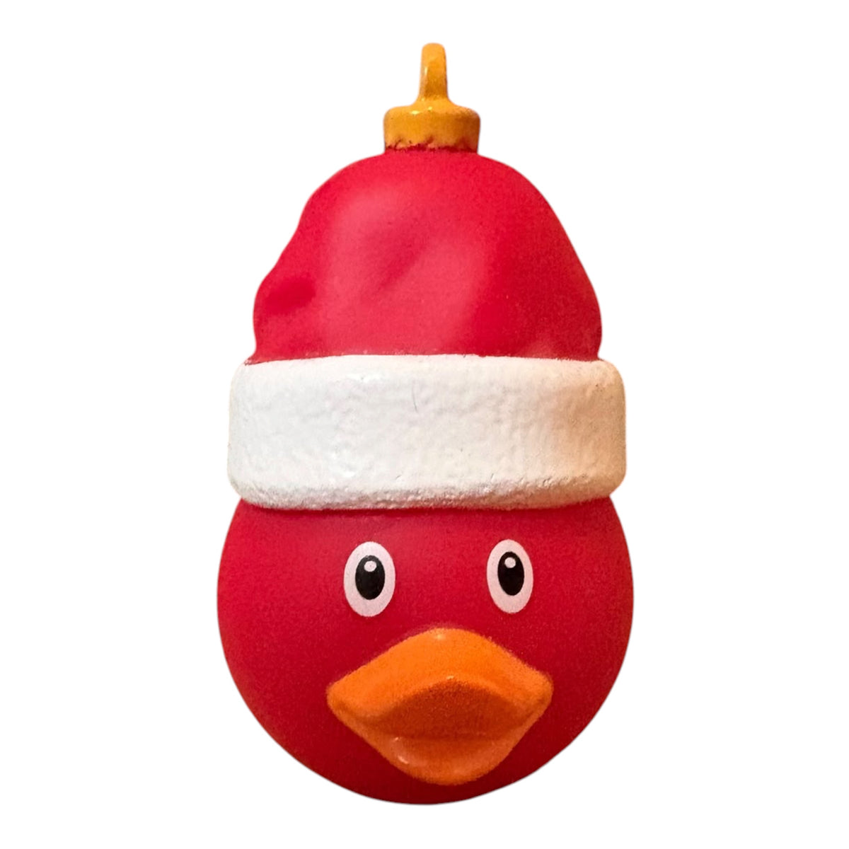 Christmas ball with hat duck