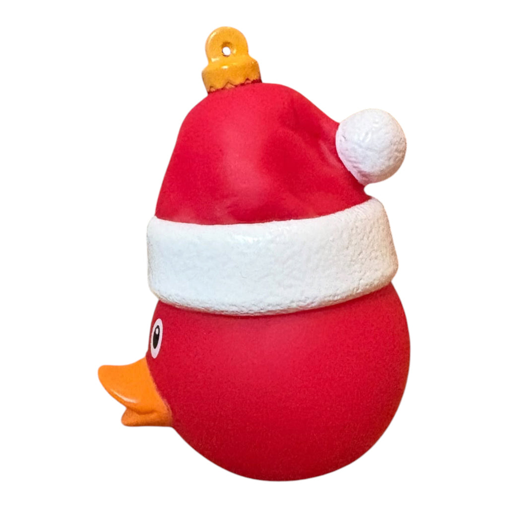 Christmas ball with hat duck
