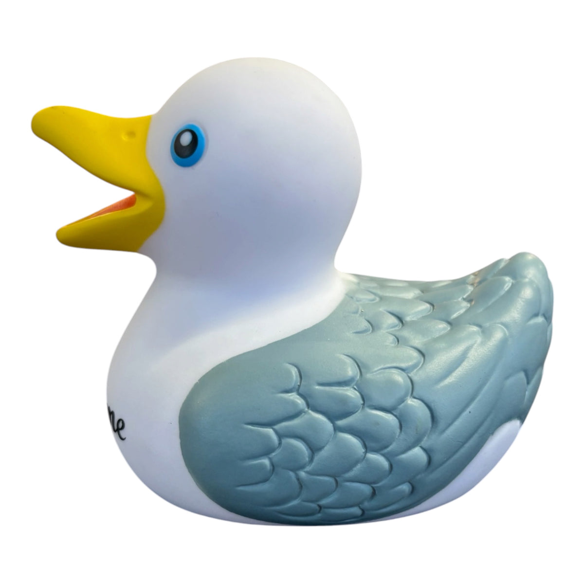 Personalised name/town seagull duck decorative writing