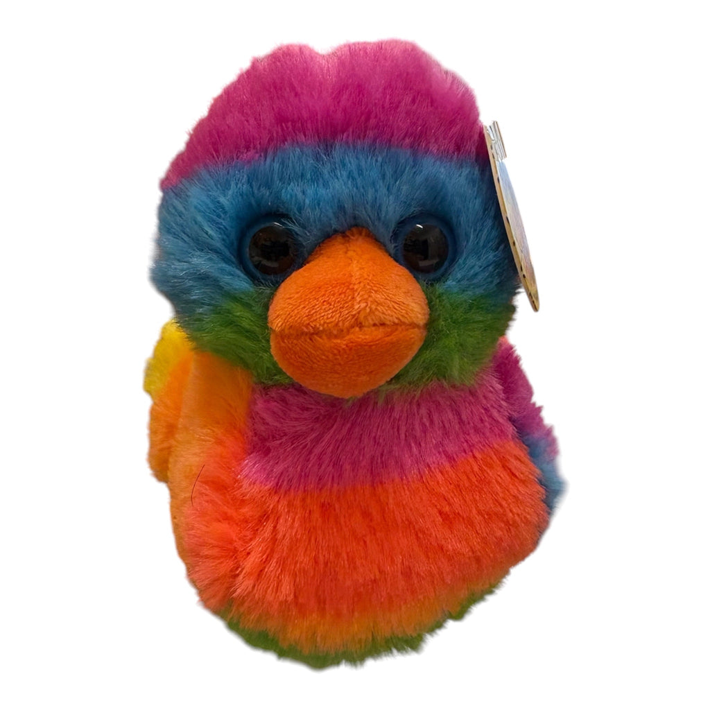 Small Rainbow Plush Duck
