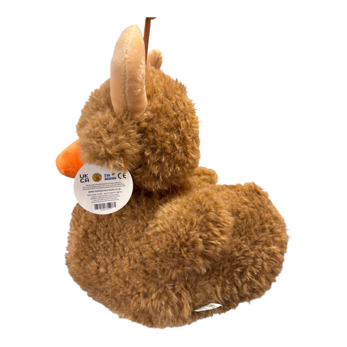 Large Highland Cow Plush Duck