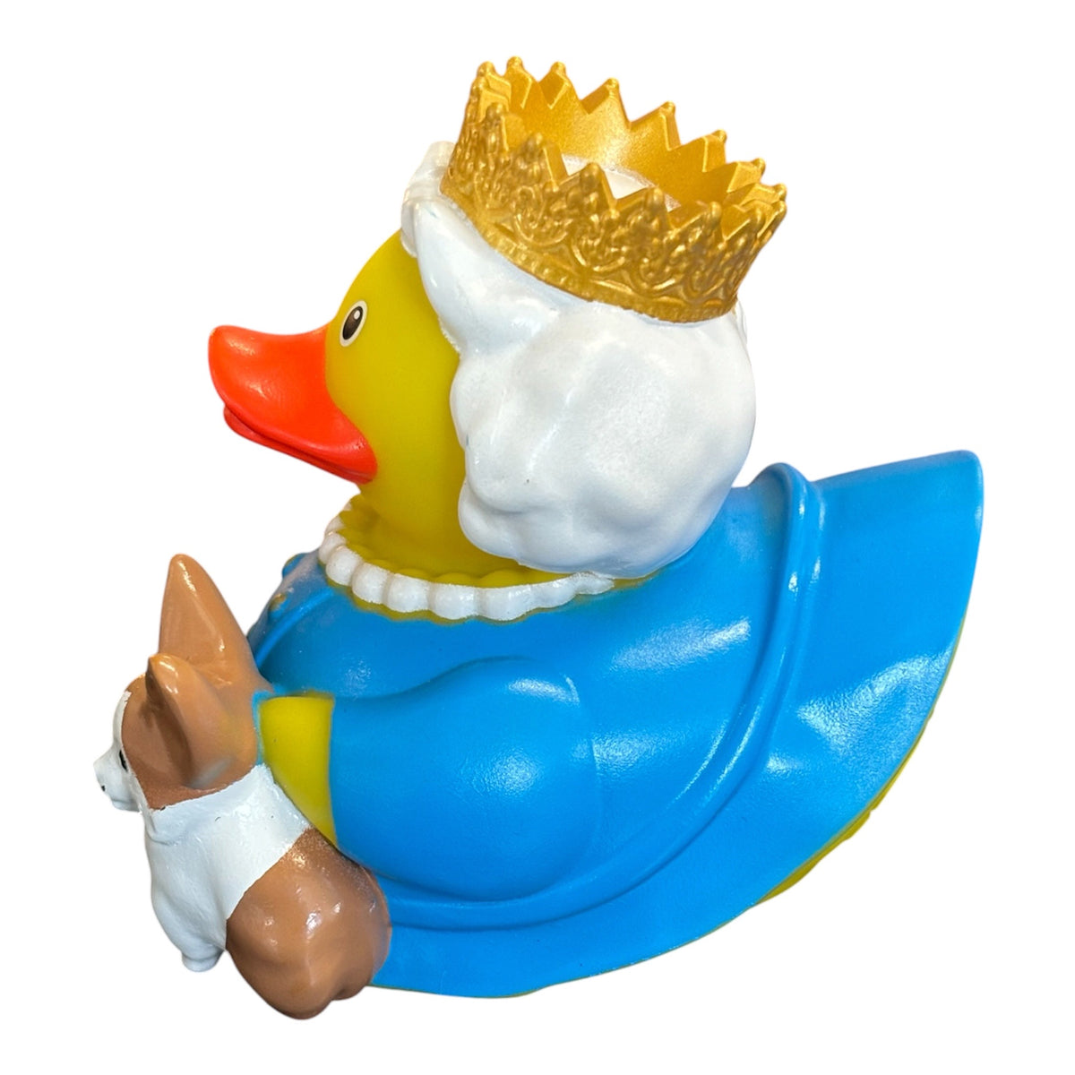 Queen With Corgi Duck
