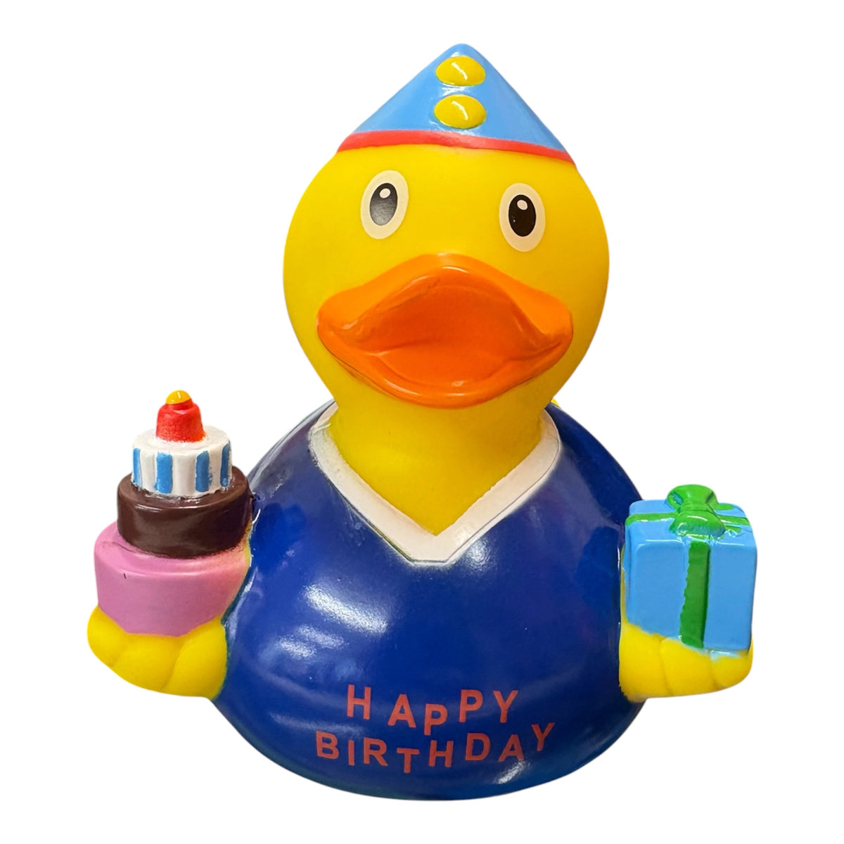 Blue Birthday Duck